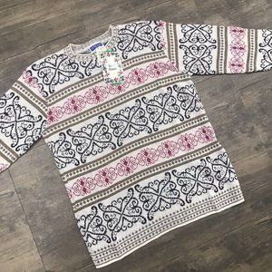 Vintage‎ Cape Cod Sportswear Women Crew Sweater Size Small Grandma New USA Made